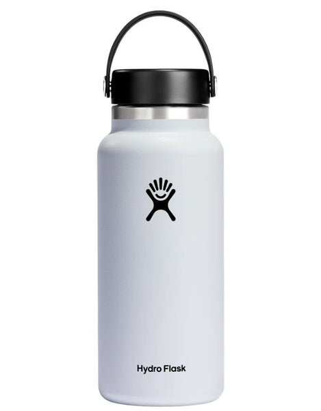 Hydro Flask 32oz Wide Mouth Flex Cap  | White