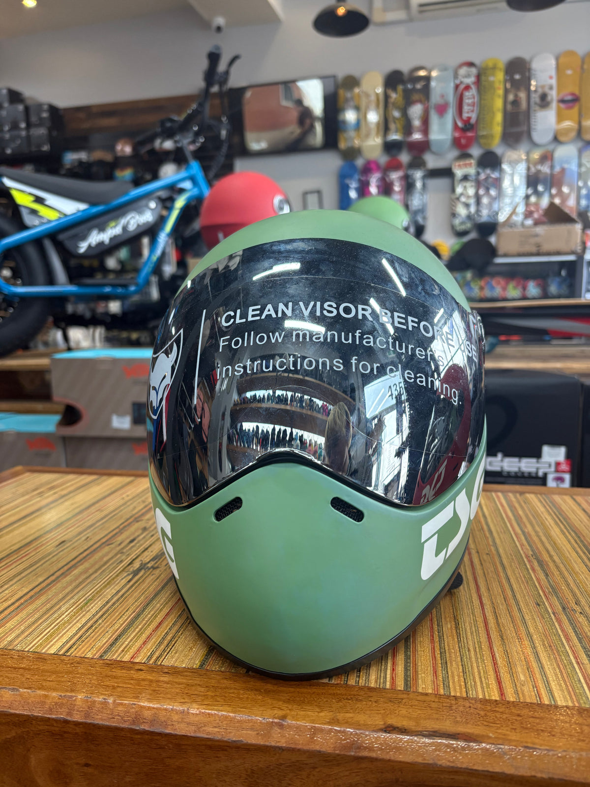 TSG Pass Pro Helmet | Fatigue Green (Ex-Display)