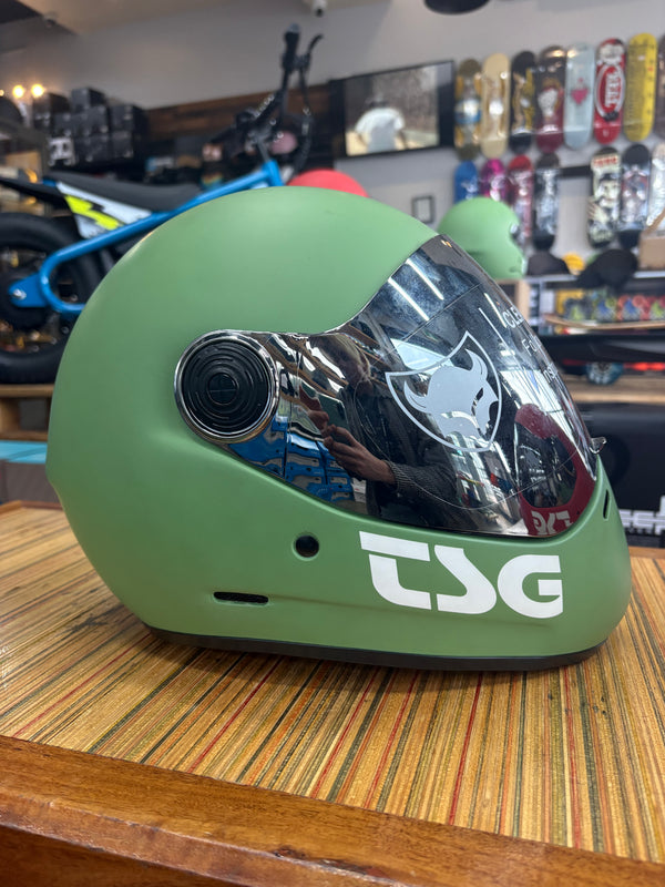 TSG Pass Pro Helmet | Fatigue Green (Ex-Display)