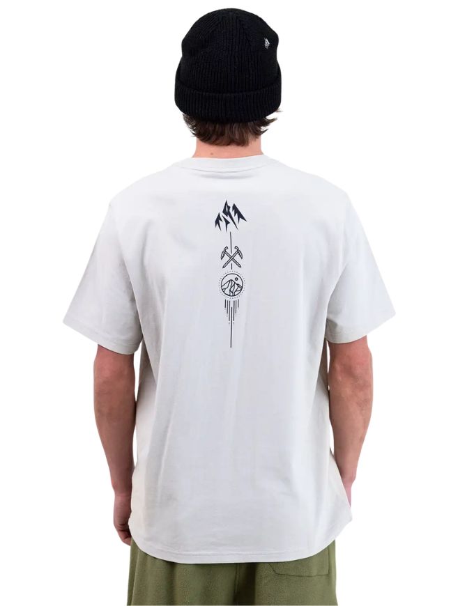 Jones Graphic Organic Cotton Tee 2026 | Smoke Grey
