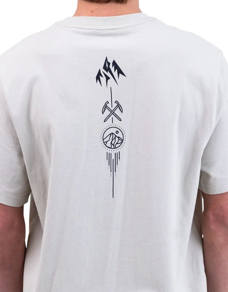 Jones Graphic Organic Cotton Tee 2026 | Smoke Grey