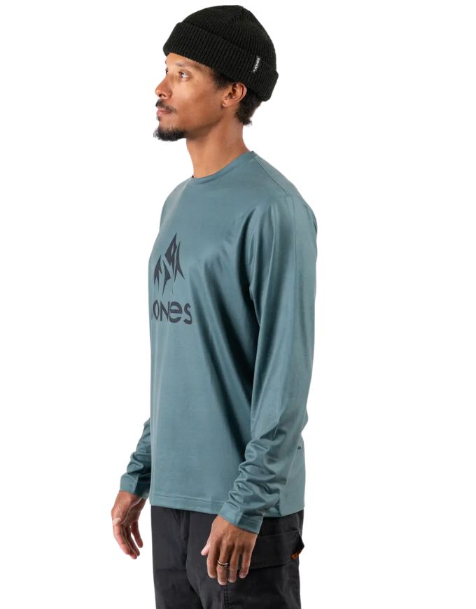 Jones Men's Long Sleeve Recycled Tech Tee 2026 | Atlantic Blue