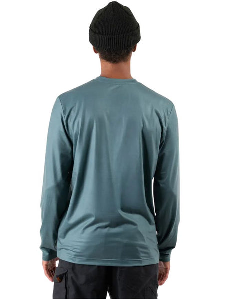 Jones Men's Long Sleeve Recycled Tech Tee 2026 | Atlantic Blue