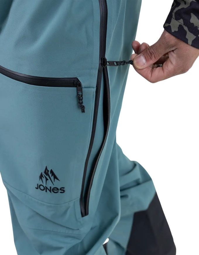 Jones Men's Shralpinist Stretch Recycled 3L Bib Pant 2026 | Atlantic Blue