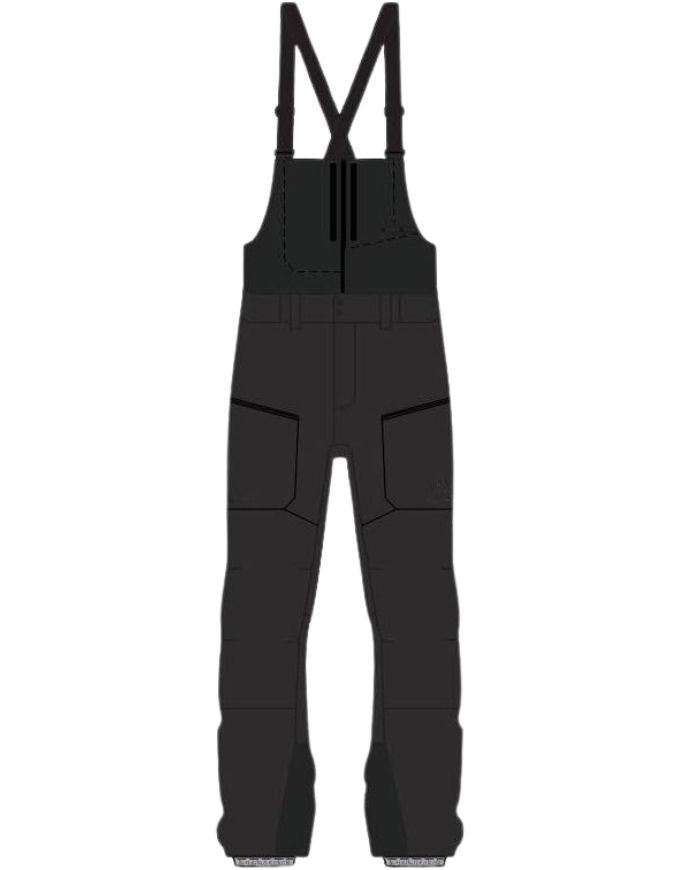 Jones Men's Shralpinist Stretch Recycled Gore-Tex 3L Bib Pant 2026 | Black