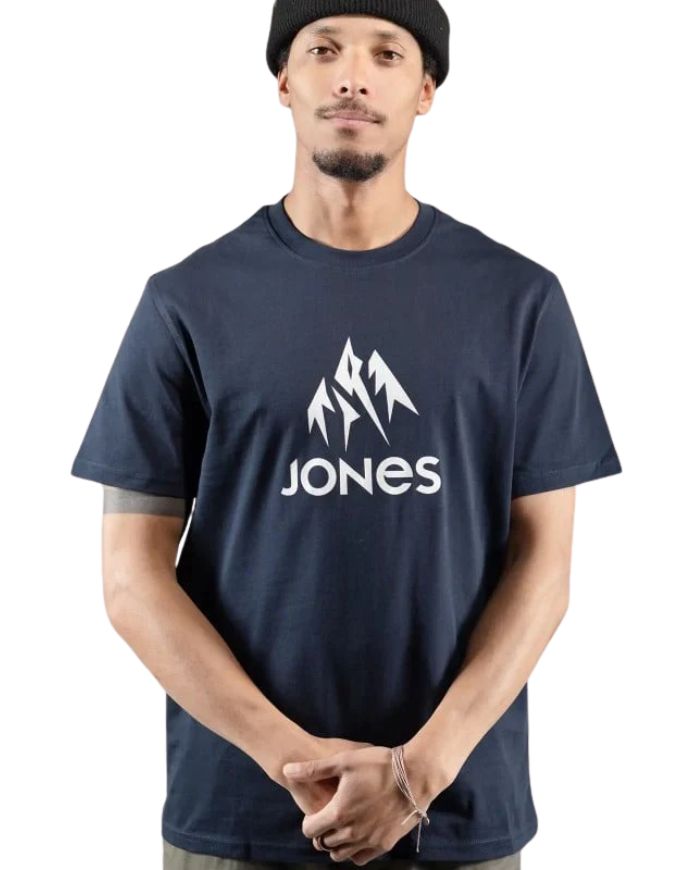 Jones Truckee Organic Cotton Tee 2026 | Stealth Black