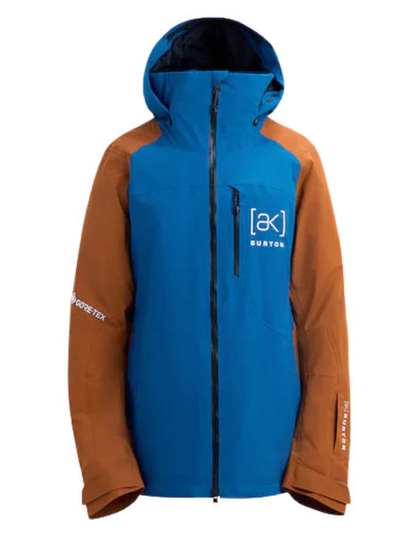 Womens Burton [ak] GORE-TEX Embark 2L Jacket 2026 | Blue Teal / Chestnut Brown