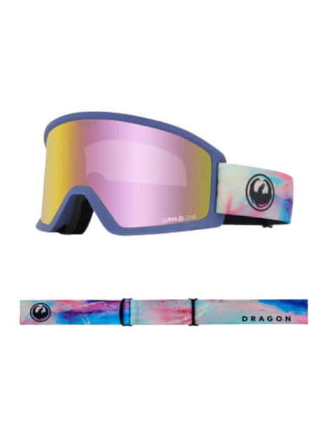 Dragon DX3 Plus OTG Goggles | Sunset w/ Lumalens Pink Ion + Lumalense Violet