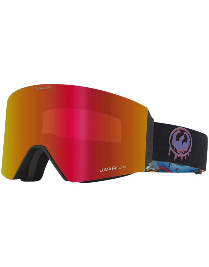 Dragon NFX MAG OTG Goggles | Rattled w/ Lumalense Red Ion