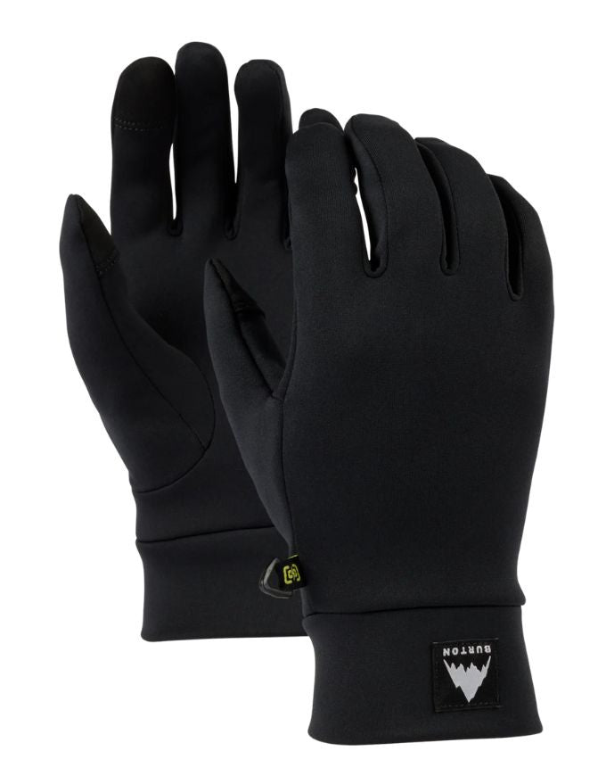 Burton Screen Grab Glove Liners 2026 | True Black