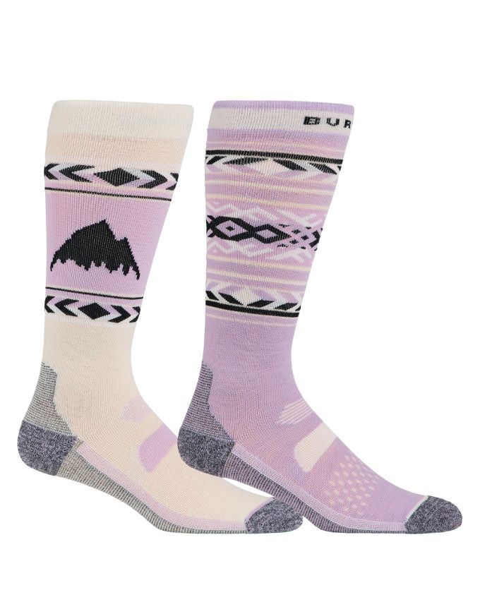 Burton Women's Performance Lightweight Sock 2pk | Washed Lavender