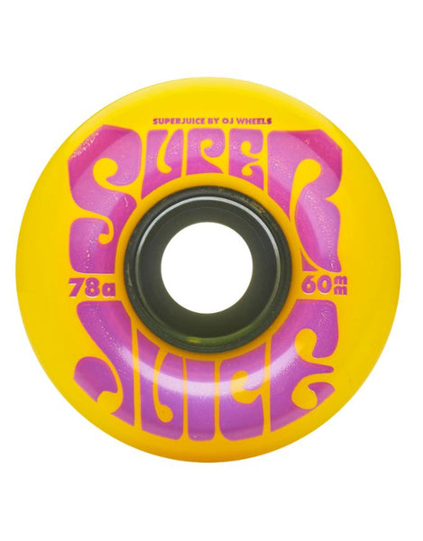 OJ Super Juice Skateboard Wheels 60mm | Yellow/Purple