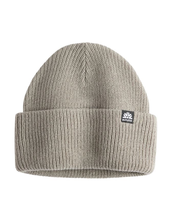 Autumn Simple Solid Beanie | Stone