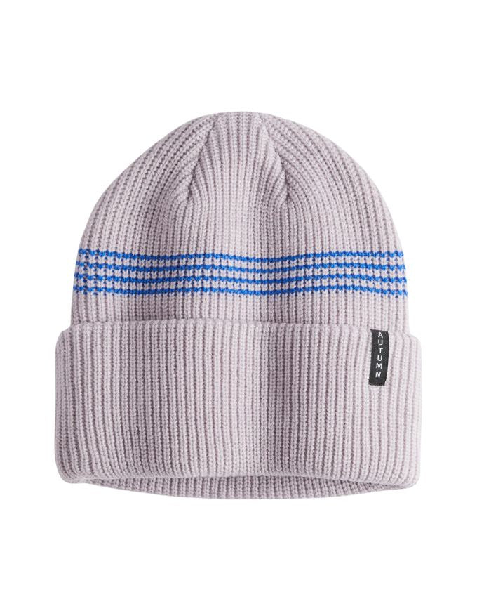 Autumn Mini Stripe Beanie | Whisper Pink