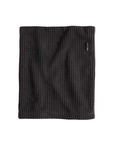 Autumn Grid Fleece Neck Gaiter | Black