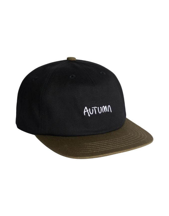 Autumn Two Tone Twill Snapback | Black