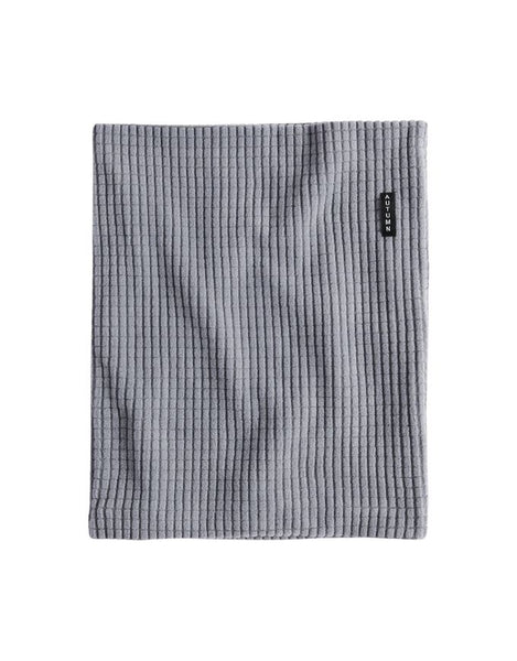 Autumn Grid Fleece Neck Gaiter | Stone