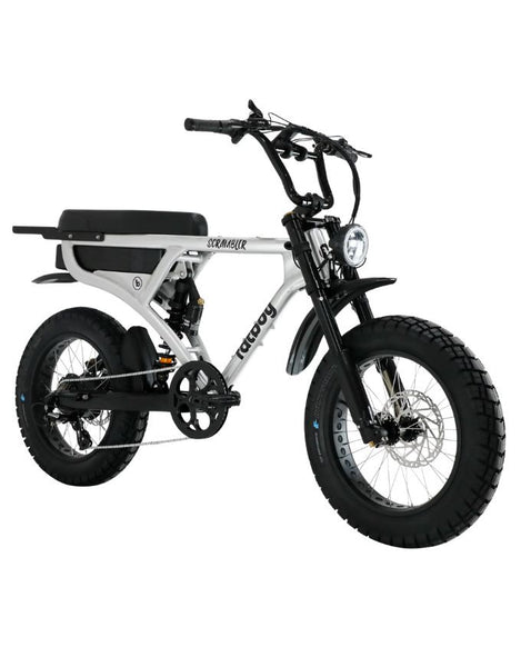 Fatboy Scrambler V3 Electric Bike | Brushed Alloy