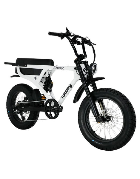 Fatboy Scrambler V3 Electric Bike | White Noise