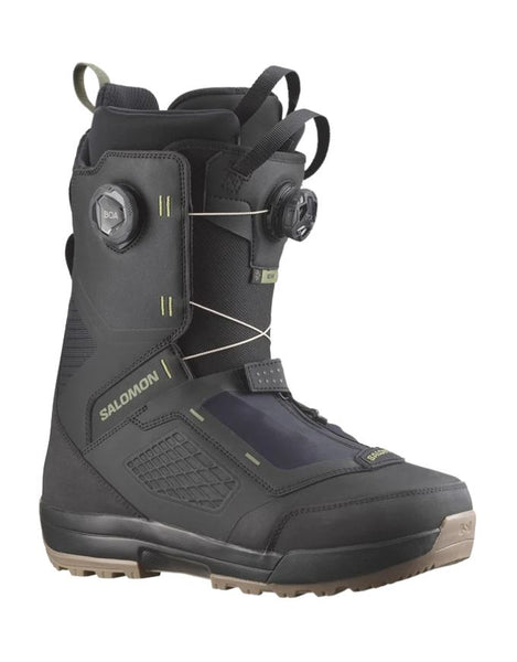 Salomon Echo Dual Boa Snowboard Boot 2026 | Black/Lichen Green