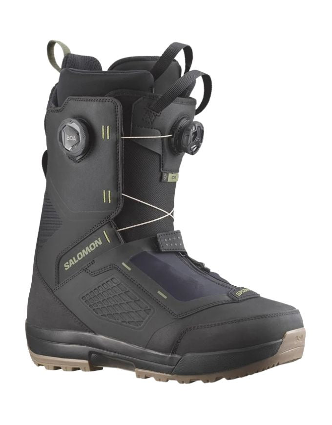 Salomon Echo Dual Boa Snowboard Boot 2026 | Black/Lichen Green