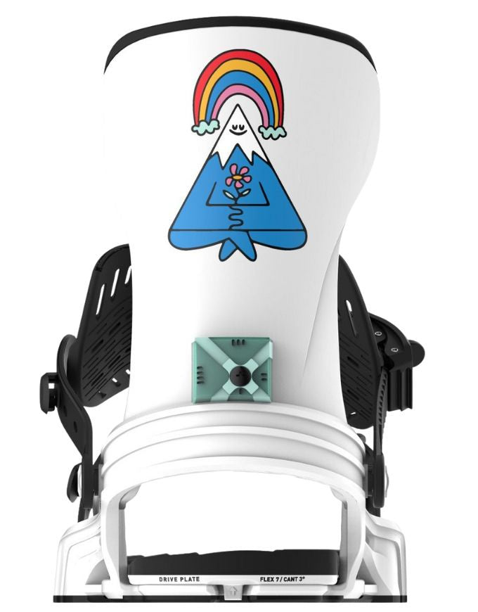 Bent Metal Stylist Women's Snowboard Binding 2026 | White