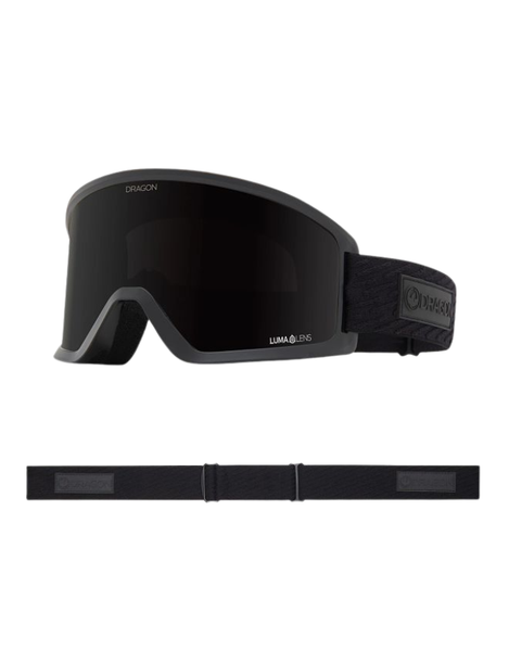 Dragon DX3 Plus OTG Goggles | Midnight w/ Lumalens Midnight + Lumalense Violet