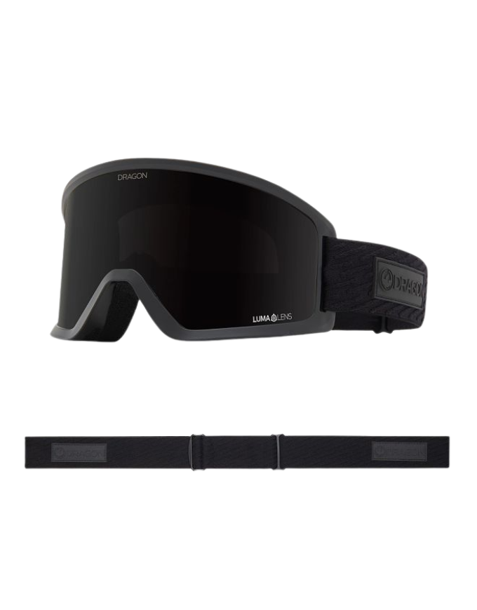 Dragon DX3 Plus OTG Goggles | Midnight w/ Lumalens Midnight + Lumalense Violet