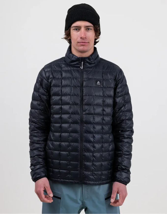 Jones Mens Ultra Re-Up Down Recycled Jacket | Stealth Black