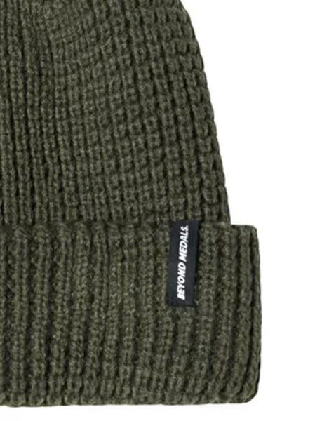 Beyond Medals Waffle Beanie | Green