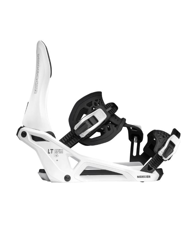 Nidecker LT Supermatic Snowboard Binding 2026 | White