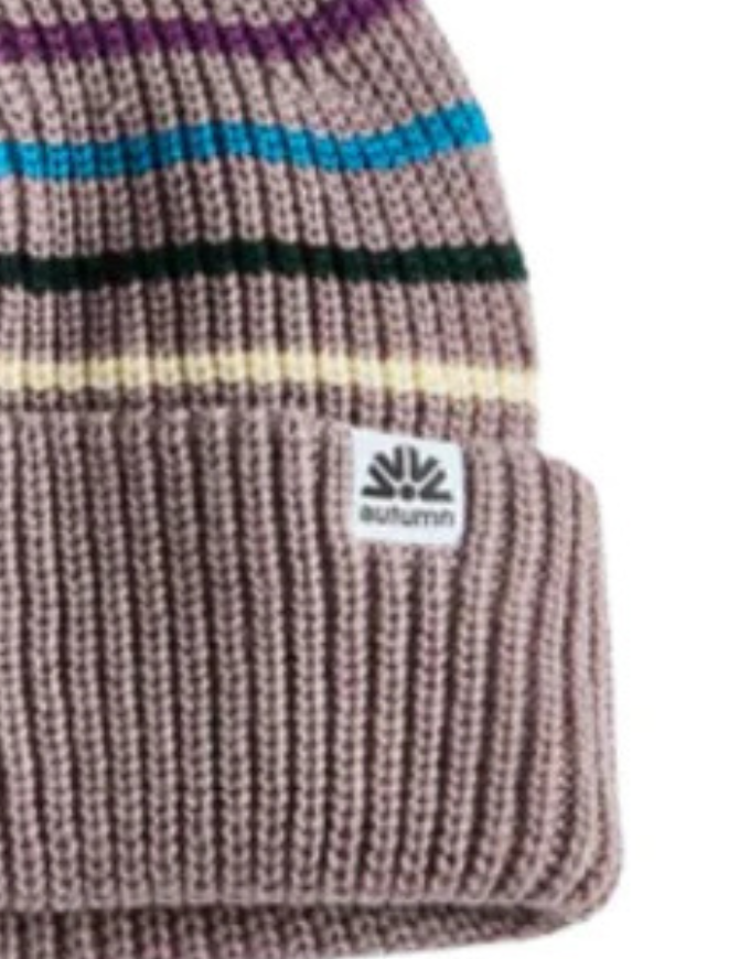 Autumn Headwear Retro Beanie | Light Purple