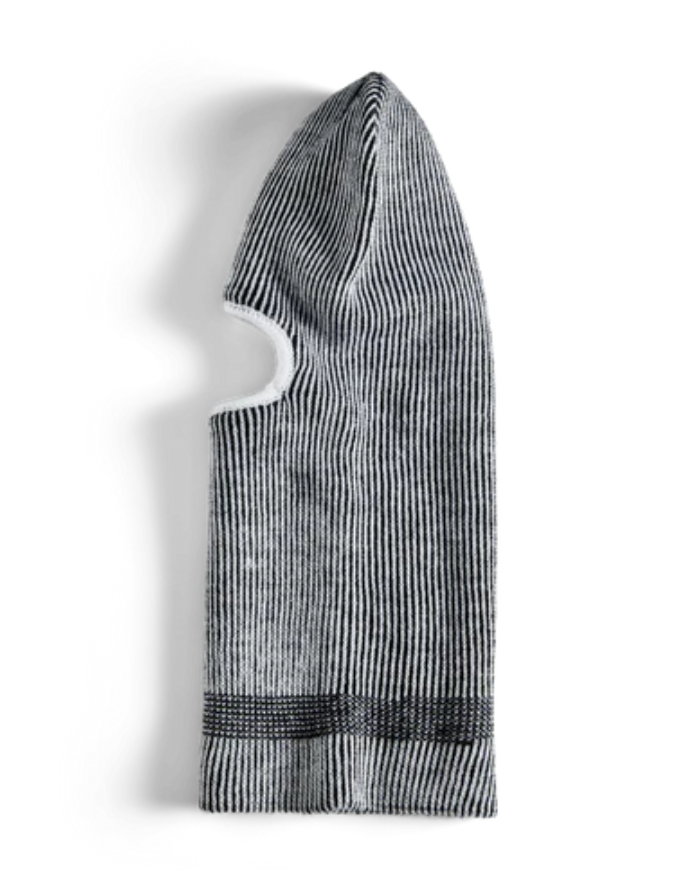 Autumn Headwear Cord Balaclava | White