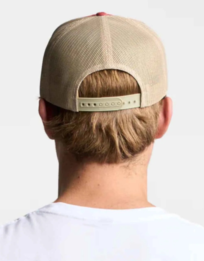 Flexfit 6505 American Stitch Cap | Red Denim/Khaki