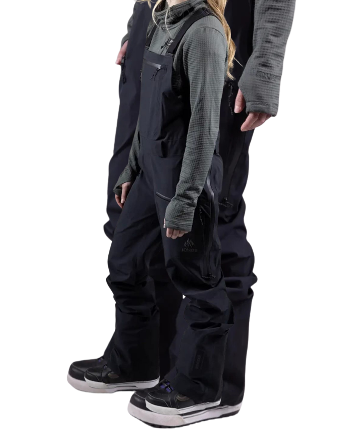 Jones Women's Shralpinist Stretch Recycled Bib Pant | Stealth Black