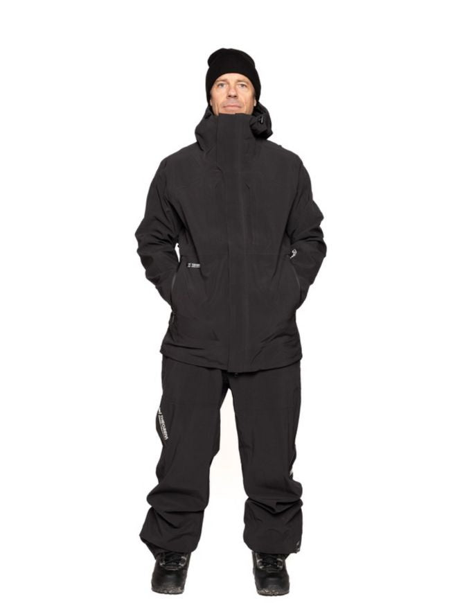 L1 Alpha Mens Snowboard Jacket 2025 | Black