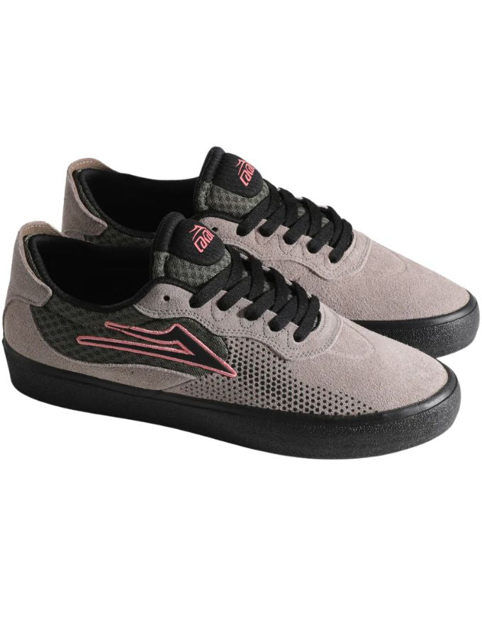 Lakai Essex Shoe | Black/Olive Brown