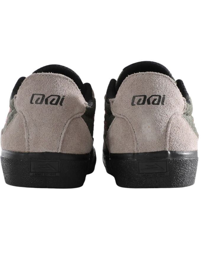 Lakai Essex Shoe | Black/Olive Brown