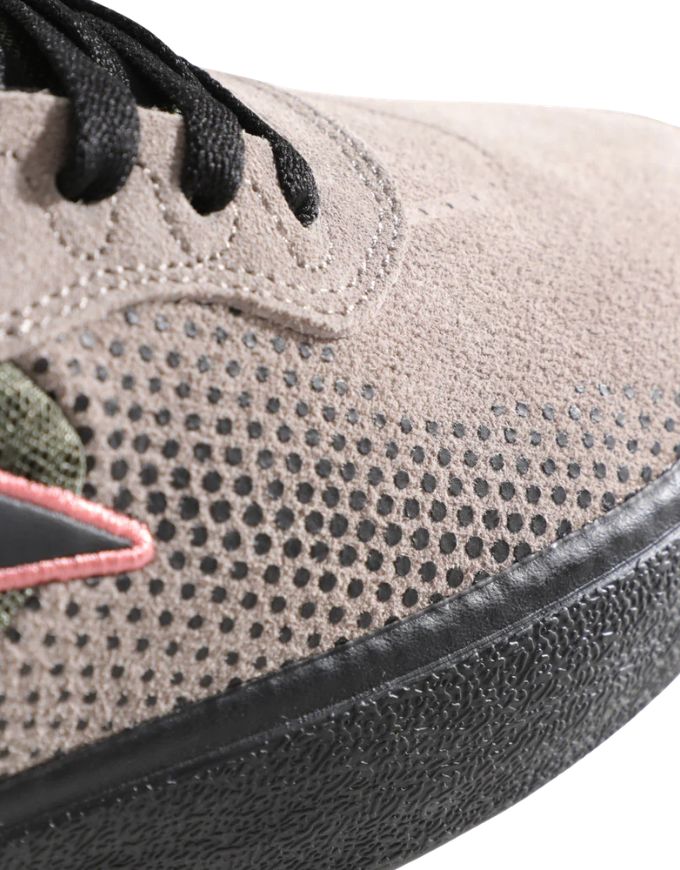 Lakai Essex Shoe | Black/Olive Brown