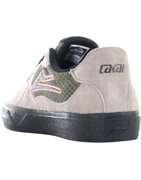Lakai Essex Shoe | Black/Olive Brown