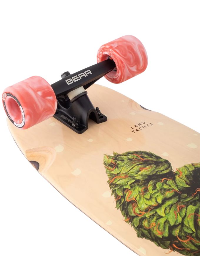 Landyachtz Tugboat Meowijuana Ultra Carve Skateboard | 30"