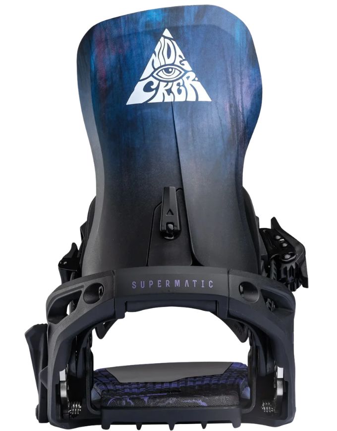 Nidecker LT Supermatic Snowboard Binding 2026 | Bio Black