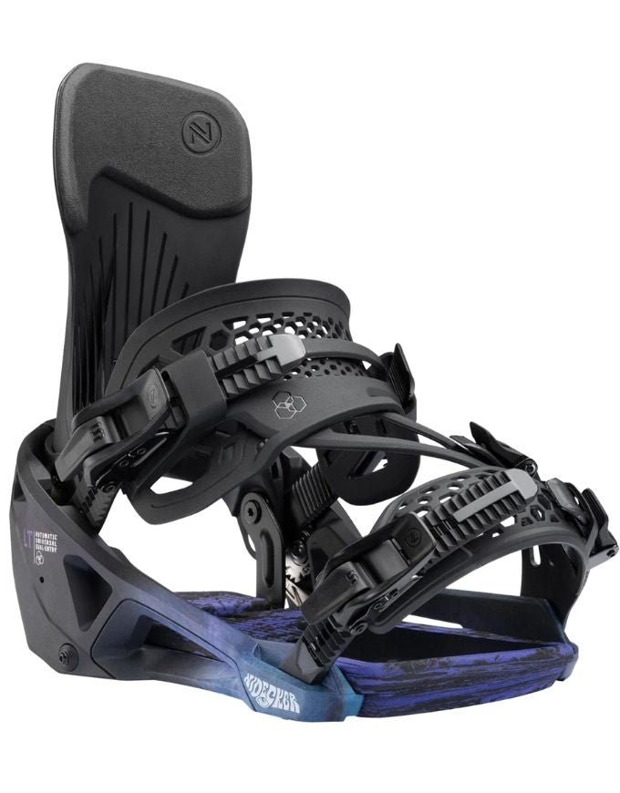 Nidecker LT Supermatic Snowboard Binding 2026 | Bio Black