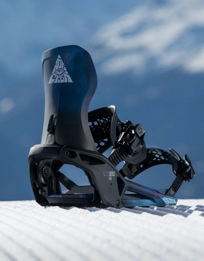 Nidecker LT Supermatic Snowboard Binding 2026 | Bio Black