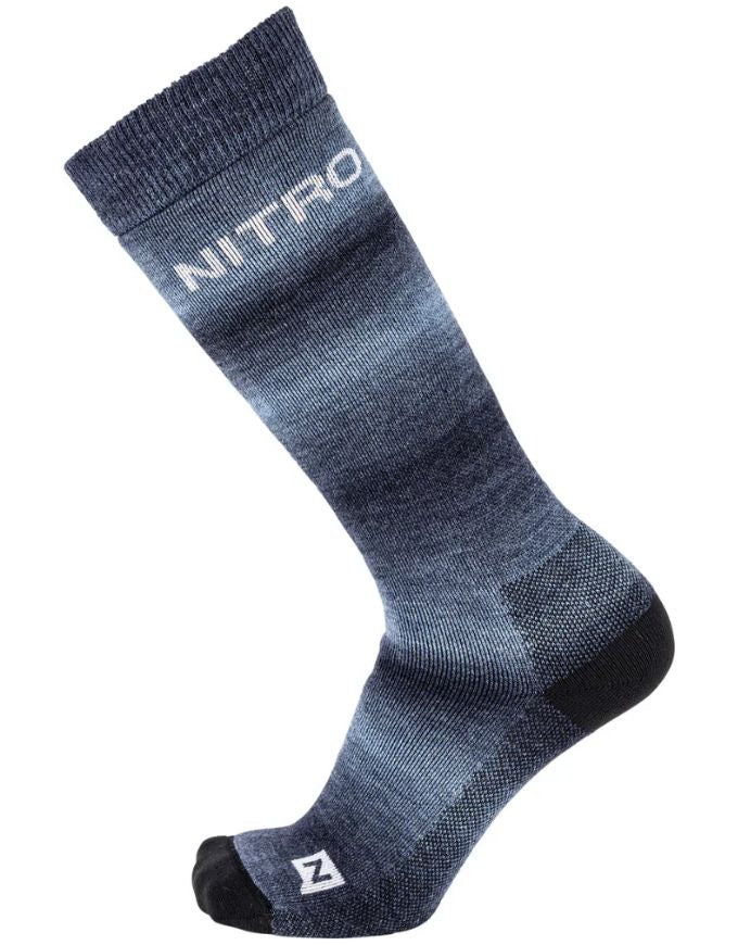Nitro Cloud 5 Men's Snowboard Socks | Blue Fade