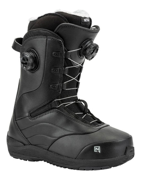 Nitro Crown Boa Snowboard Boot 2025 | Black