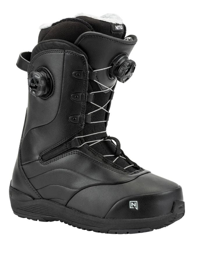 Nitro Crown Boa Snowboard Boot 2025 | Black