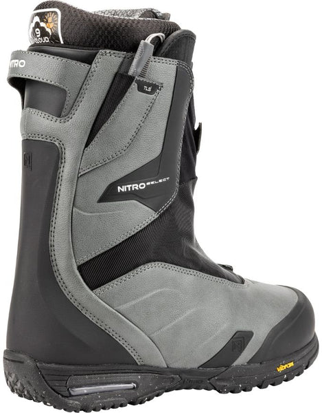 Nitro Select TLS+ Snowboard Boot 2025 | Charcoal