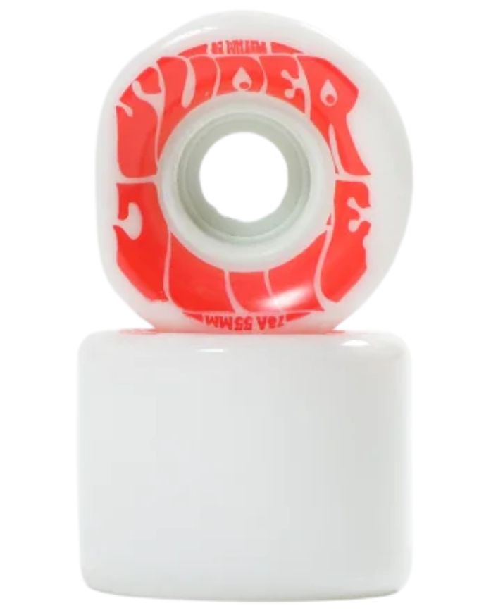 OJ Mini Super Juice Skateboard Wheels 55 | White/Red