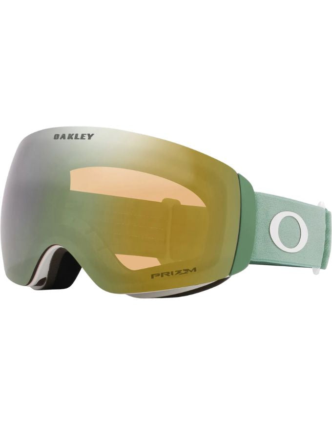 Oakley Flight Deck M Snow Goggles | Jade - Prizm Sage Gold Iridium